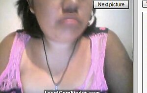 Mexicana en Webcam: !Ensenando Tetas!
