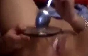 Sweet throbbing teen pussy dripping honey cum