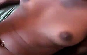 Sexy ebony girl sucks cock