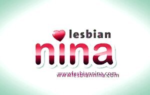 Stockinged lesbian nina strips off slowly