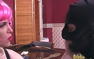 Naughty and horny dude receives a proper spanking from his domino