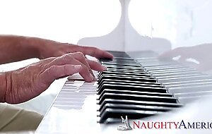Naughty America Noemie Bilas fucking in the with her small tits