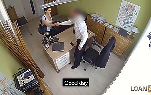 LOAN4K. MILF tempts lender and succeeds being nailed by him in office