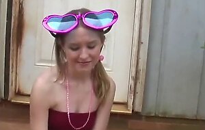 Kitty Karsen playing Bubble nude showing tits