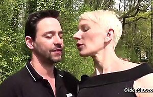 Hot french milf enjoys anal and face fuck by a big dick
