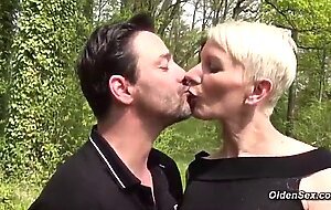 Hot french milf enjoys anal and face fuck by a big dick