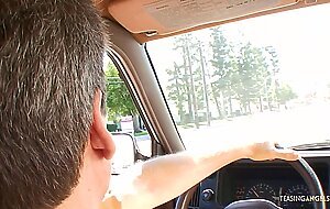 Cheerleader gets picked up after practice and fucked hardcore by her teacher at his home