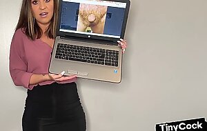 Small dick humiliation talk by solo femdom amateur babe