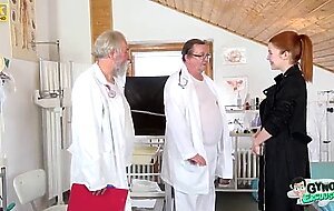 Ginger teen girl kaira love fucked by old pervert gynecologist