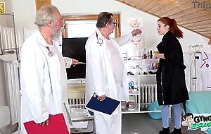 Ginger teen girl kaira love fucked by old pervert gynecologist