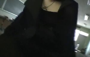 Japanese schoolgirl slut giving head