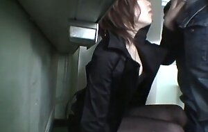 Japanese schoolgirl slut giving head