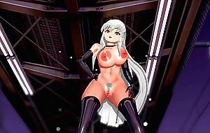 Code Geass CC Undress Dancing Hentai Lupin Song Big Boobs MMD 3D White Hair Color Edit Smixix