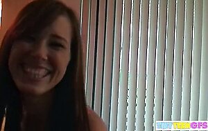 BrookeSkye walked naked and licking pussy