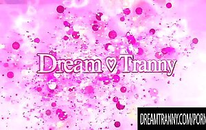 Dream Tranny - Busty Trans Girls Mounting Cock Compilation