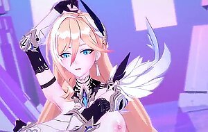 Honkai Impact 3rd Durandal Sex and Dance 720p Nsfw Animation Hentai Blonde Girl Big Boobs MMD 3D