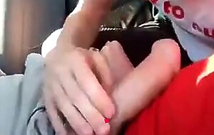 Young Blonde Gives Daddy Roadhead