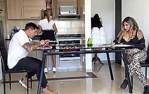 He fucked his sister-in-law in front of his wife! what!? she masturbates and enjoys watching