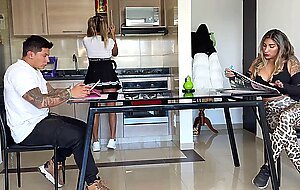 He fucked his sister-in-law in front of his wife! what!? she masturbates and enjoys watching