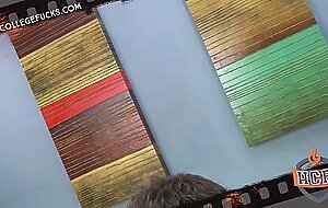 Hot College Fucks - Aliya takes Dallen's college jock cock