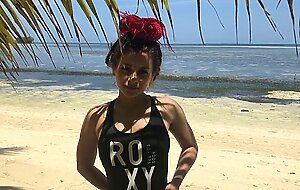 Hot workout on Island 