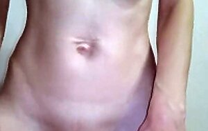 I masturbate my tight pussy on the table and ride a big dildo. Close up of creamy pussy. HottElla