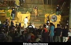 Desperate teen naked in public and fucks to pay rent 6