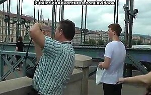 Pretty babe has real public fuck adventure