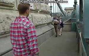 Pretty babe has real public fuck adventure