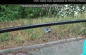 Pretty babe has real public fuck adventure