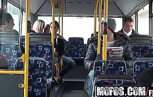 Exhibitionist teengets ass-fucked on the public bus - mofos