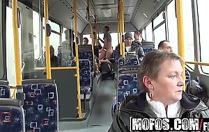Exhibitionist teengets ass-fucked on the public bus - mofos