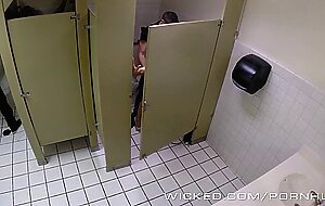 Wicked - Couple has sex in public bathroom