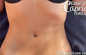 Puffy tits Little Caprice gets a creampie by the pool - foreign person