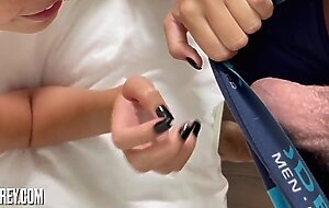 College Teen Gets Her First Anal Creampie - POV SEX