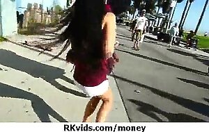 Desperate teen naked in public and fucks to pay rent 2