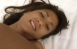 Filling her Hairy Thai pussy With Hard Cock