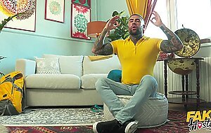 Fake Hostel - dirty Yoga Teacher creampies his girlfriend in the other room