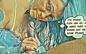 PAWG German Goldigger milf takes on Monstercocks!