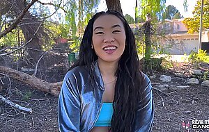 Real Teens - Bubble Butt Asian Teen Kimmy Kimm Flashing And Fucking Like A Wild Animal