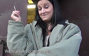 Brunette amateur is talked into a modeling gig that turns to sex