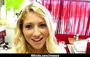 Desperate teen naked in public and fucks to pay rent 13