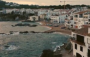 Love making with an ocean view on the Costa Brava