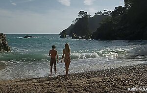 Love making with an ocean view on the Costa Brava