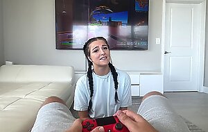 Gamer Boy Gets Lucky Creampie ~ Serena Sterling ~ Household Fantasy ~ Scott Stark