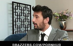 Sexy big-tit brunette Diana Prince fucks her financial adviser