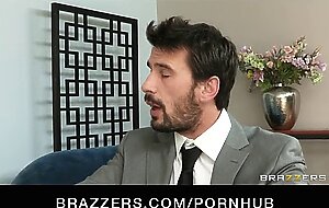 Sexy big-tit brunette Diana Prince fucks her financial adviser