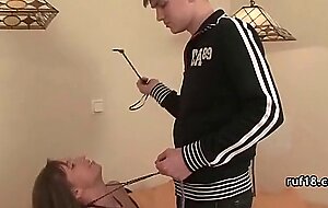 Tied teens fucked hard