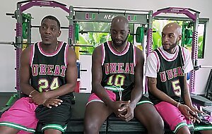 Step Sister Lory Lace Motivates the Team with a BBC Gangbang - Cory Chase