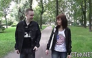 Teen fucking act with a sweetheart